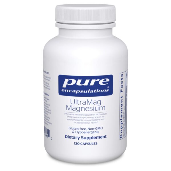 Magnesium (glycinate) 120 mg 90 vcaps (lower cost and ideal for travel)